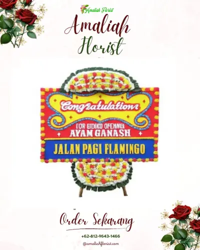 Bunga Papan Congratulation di Karangjompo